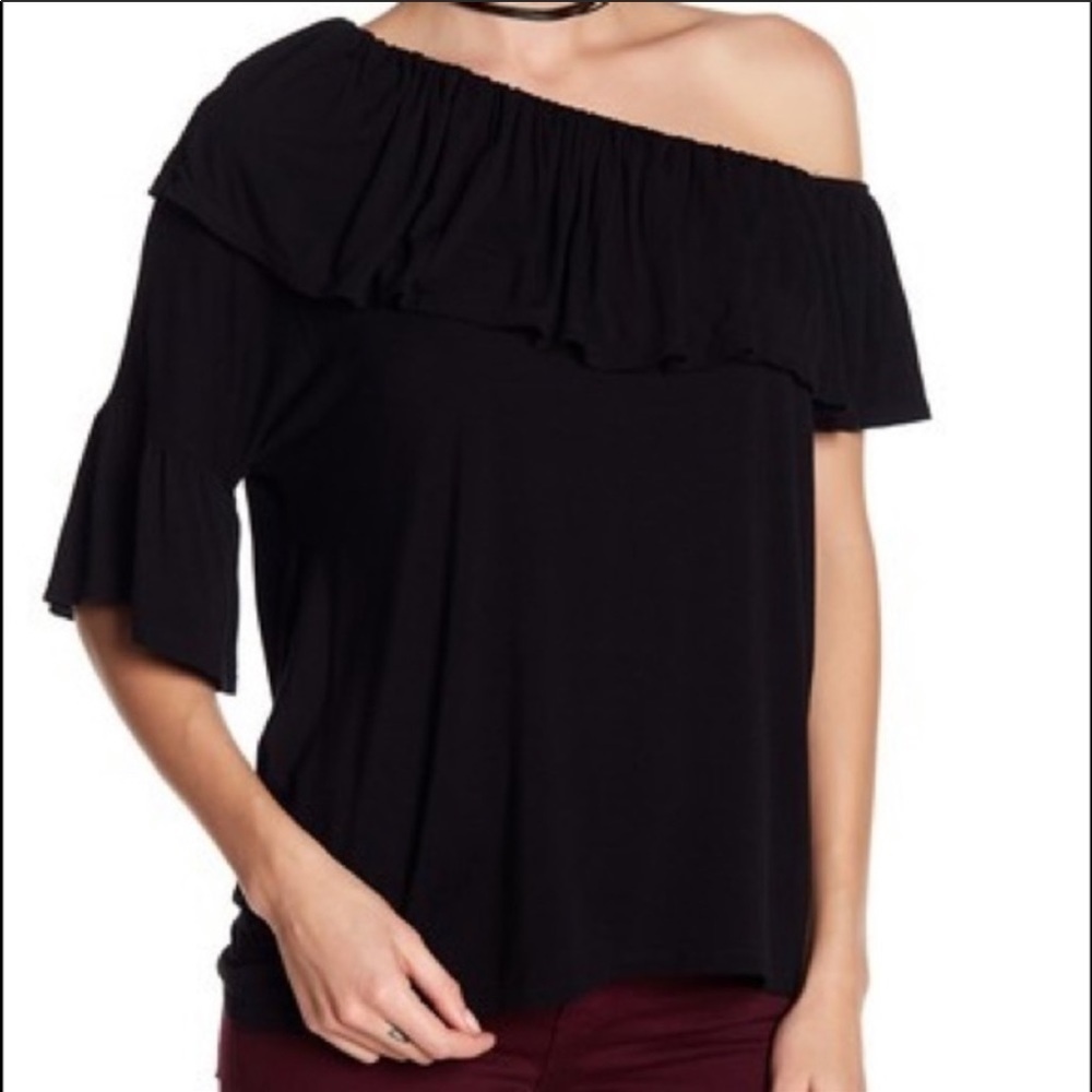 PAIGE Pax One Shoulder Blouse size small